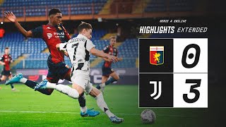 Genoa 03 Juventus  EXTENDED Highlights Serie A  Vlahovic amp Conceição Goals [upl. by Eiramrebma]