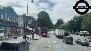 37 Peckham Bus Station Putney Heath  Green Man [upl. by Ntsud]