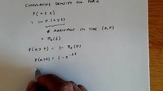 Interarrival time for a Poisson process [upl. by Selene908]