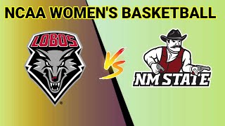 New Mexico Lobos vs New Mexico State Aggies  20242025 NCAA Womens Basketball Live Score [upl. by Rehpatsirhc]