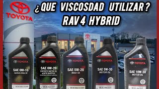 Aceite Motor Toyota Rav 4 Hybrid desde 0w16 hasta 15w40 [upl. by Conrade]