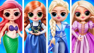 Disney Princesses Growing Up DIYs for LOL [upl. by Amie]