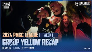 Group Yellow Recap  2024 PUBG MOBILE GLOBAL CHAMPIONSHIP [upl. by Dnyletak]