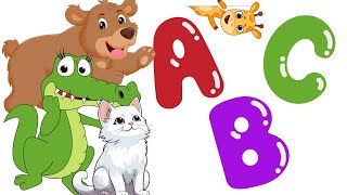 New ABC Song for Children  Animal Alphabet Song  1B  Views Cocomelon  Chuchutv [upl. by Dagall399]