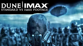 DUNE IMAX Footage  Standard VS IMAX Comparison Side by Side [upl. by Nnaihs]