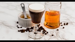 Irish Coffee Cocktail Recipe  Liquorcom [upl. by Annwahs]