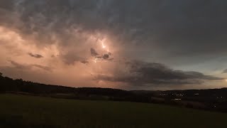 24 August 2023  Gewitter Schälchlihoger Urdorf  1849  2230 Uhr [upl. by Eulau]