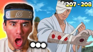 DANZOS ARM  Naruto Shippuden Reaction Ep 207 208 [upl. by Euphemiah]