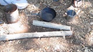 Improvised Camp Cook Stove [upl. by Mirak]