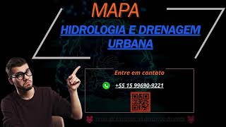 MAPA HIDROLOGIA E DRENAGEM URBANA 532024 [upl. by Akirdnwahs]