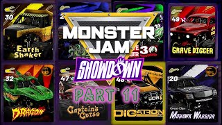 Monster Jam Showdown Part 11 Grave Digger plots his wins [upl. by Elane757]