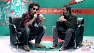 Andrés Calamaro  El mundo Bohemio  Entrevista RockampPop [upl. by Nueoras]