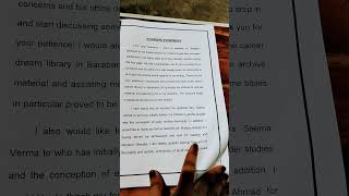 Dissertation kaise banaye demo📒How to write dissertation 🤔MAEnglishshortsytshorts💯 [upl. by Asseniv]