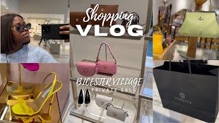 UP TO  60 SALE AT BICESTER VILLAGE LUXERY SHOPPING VLOG  VERSACE BALMAIN  AQUAZZURA  MCQUEEN [upl. by Manchester]