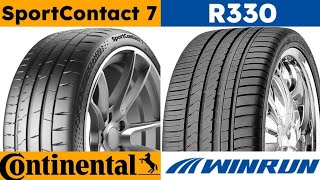 Premium vs Budget UUHP tires Continental SportContact 7 vs Winrun R330 [upl. by Itsirhc]