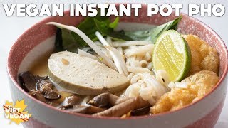 Instant Pot Vegan Pho [upl. by Ardnekat]