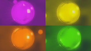 Disco Ball Video Color Party Lights for Room😜Changing Dance Screen Effect [upl. by Ettevram]