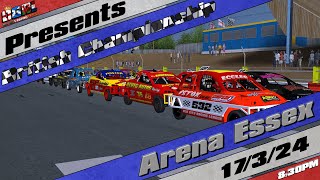 1300 Stock Cars British Championship Arena Essex 17324 [upl. by Tychon110]