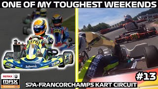 Professional Go Kart Racing at Spa Francorchamps  13 [upl. by Amethyst]