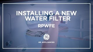 Replace and Install the RPWFE Water Filter [upl. by Erikson]