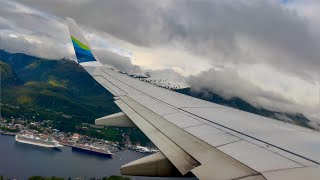 4K – Alaska Never Disappoints– Ketchikan Takeoff – Alaska – Boeing 737700 – N615AS – SCS Ep 1051 [upl. by Fania]