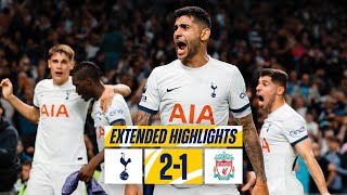 TOTTENHAM HOTSPUR 21 LIVERPOOL  PREMIER LEAGUE EXTENDED HIGHLIGHTS [upl. by Urbain]