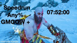 God of War Ragnarok Speedrun Any   075200  GMGOW [upl. by Bailey274]