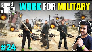 MILITARY GIVE ME CHALLENGE TO SAVE CITY  GTA V GAMEPLAY 24 [upl. by Aylmer126]