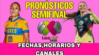 SEMIFINAL LIGA MX FEMENIL APERTURA 2023 FECHAS HORARIOS Y CANALES [upl. by Dorren483]