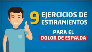 Estiramientos para prevenir y aliviar el dolor de espalda [upl. by Berkow]