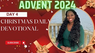 Daily Advent Devotional  Christmas Bible Study Day 4 vlogmas [upl. by Adamik]