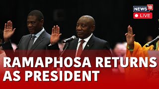 South Africa News LIVE  Ramaphosa ReElected South African President After Coalition Deal N18L [upl. by Reich]