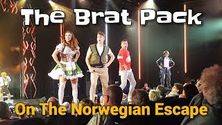 For The Record The Brat Pack  Broadway Show On Norwegian Escape [upl. by Anaidni]