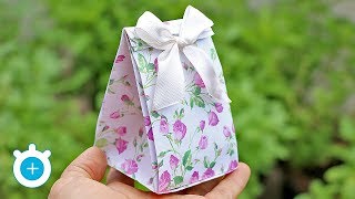 How to Make a Paper Gift Bag  LampZoom [upl. by Elisabet902]