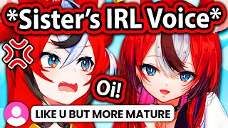 Bae IRL Sister Voice Sounds as AUSSIE as Her and Chat Loses It 【Hololive】 [upl. by Zhang]