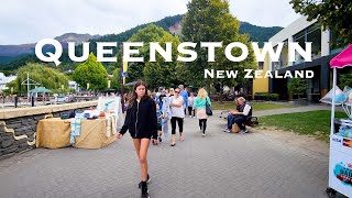 Queenstown New Zealand 🇳🇿 4K HDR Walking Tour Tāhuna Neuseeland NouvelleZélande 2023 [upl. by Gristede]