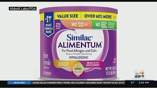 FDA Warns Parents Not To Use Some Similac Alimentum And EleCare Powdered Infant Formula [upl. by Odraode]