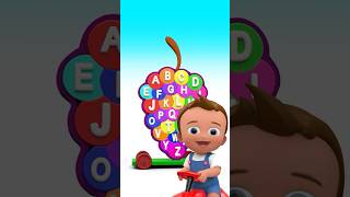 Shorts Learn Alphabets for Children ABC Songs Nursery Rhymes  Little Baby Play Grapes Toy set [upl. by Volpe21]