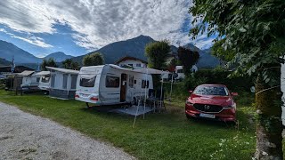 Campingplatz Inntal Tirol Wiesing kurz vorm Zillertal [upl. by Eimac]