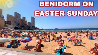 Benidorm on EASTER Sunday ☀️ benidorm [upl. by Irdua539]