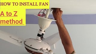 how to install ceiling fan on roof dailyinspire6981 [upl. by Eilitan89]