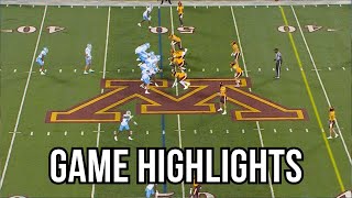 UNC Football Highlights vs Minnesota  Aug 29 2024 [upl. by Patsy]