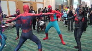 SpiderMan and Peter Parker vs Tampa Bay Comic Con ERB cameo [upl. by Enaywd696]