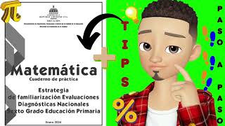 Parte 1 Repaso Prueba Diagnóstica Nacional 2024 Matemáticas Sexto grado de primaria [upl. by Caitlin]