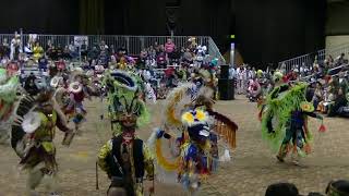 Mens TriStar Fancy Sunday Finals Sg 2 at Shooting Star Powwow January 2018 [upl. by Elletsirk]