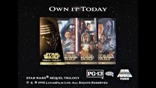 Star Wars Sequel Trilogy VHS Trailer [upl. by Fasa]