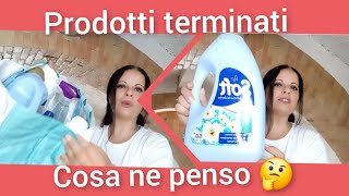 Prodotti terminati per la casa e la persona Cosa ne penso🤔 detersivi beauty [upl. by Salakcin]