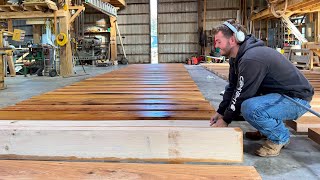 Transforming White Oak OilBased Staining in Action for a Bridge Project [upl. by Nylhsa]