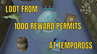 Loot from 20 hours of Tempoross  1000 Reward permits  OSRS [upl. by Buiron]