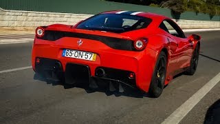 CRAZY Ferrari Meeting in Portugal REVS and BURNOUTS [upl. by Edals]